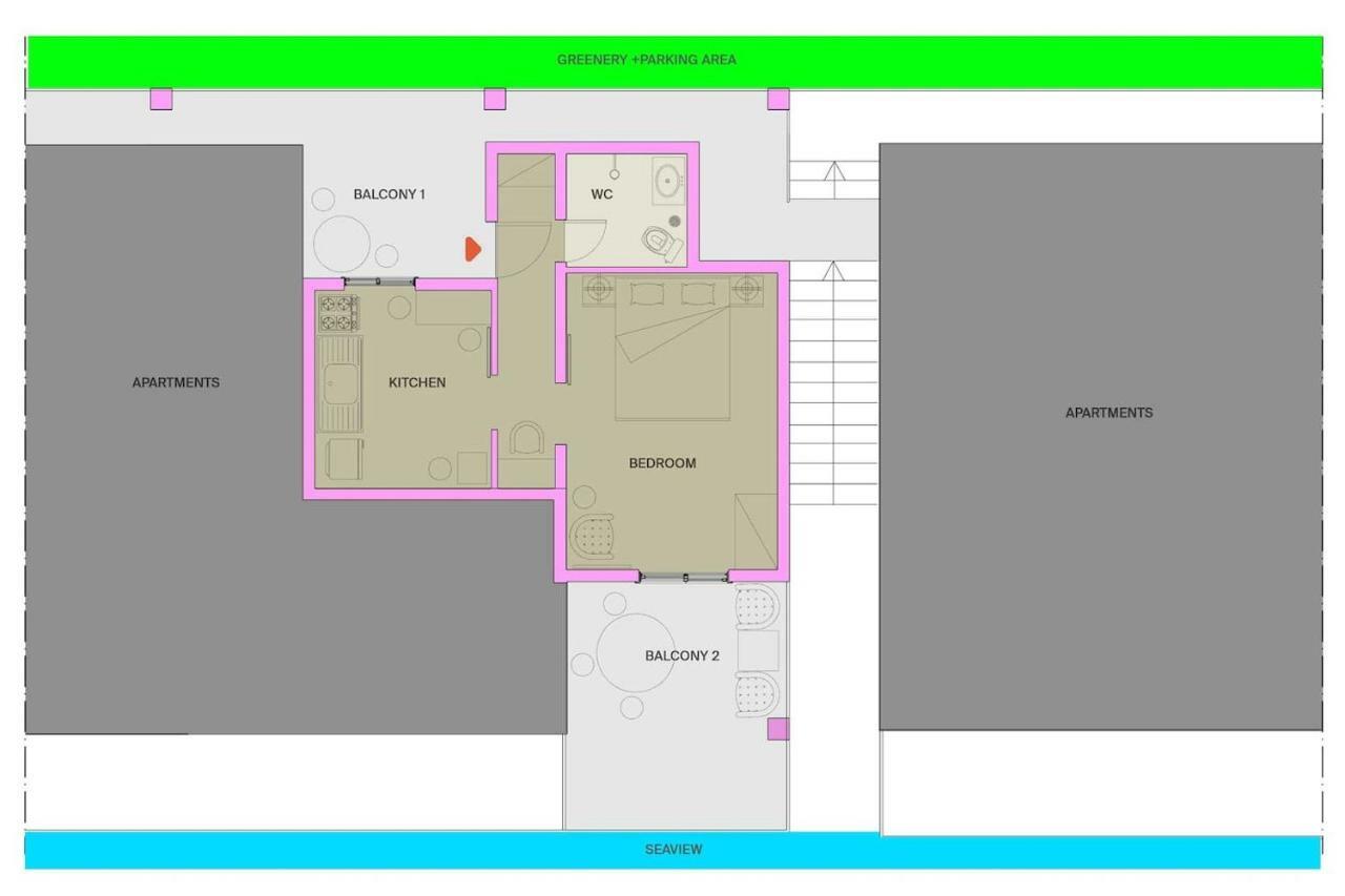 에파노미 Mini Studio Apt. 아파트 외부 사진